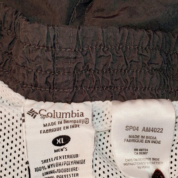 Mens Black Columbia Swim Trunks Size XL - Picture 4 of 4